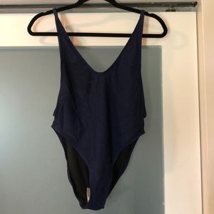 Navy Blue Nasty Gal Swimsuit. Never been worn
